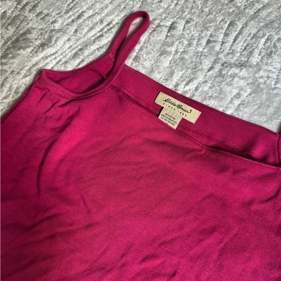 EUC!😍 Vintage Eddie Bauer Fuchsia Cotton Dress - Picture 6 of 6